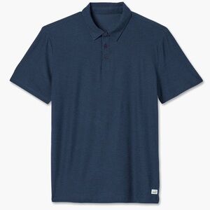 Vuori Strato tech Men's Navy Polo Shirt Size Medium NWOT